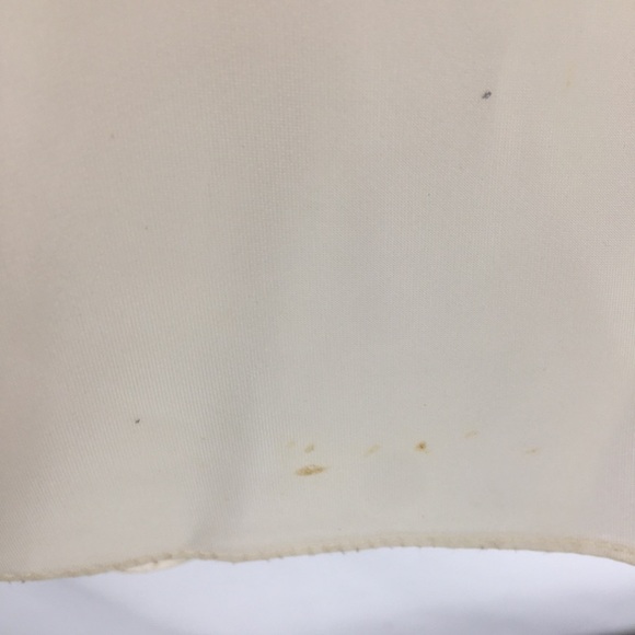 Vintage 80’s Satin Prom Dress Strapless Black Smocked Lace Bodice White Shirt - Picture 7 of 12